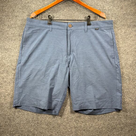 Travis Mathew Golf Shorts Men's 40 Blue Stretch Activewear Preppy Outdoors - Picture 1 of 10